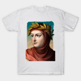 Italian Writer Giovanni Boccaccio illustration T-Shirt